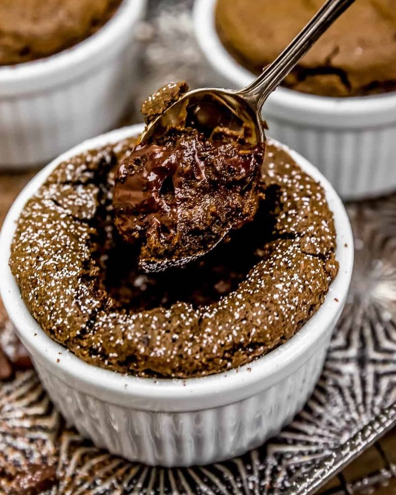 Molten Chocolate Soufflé