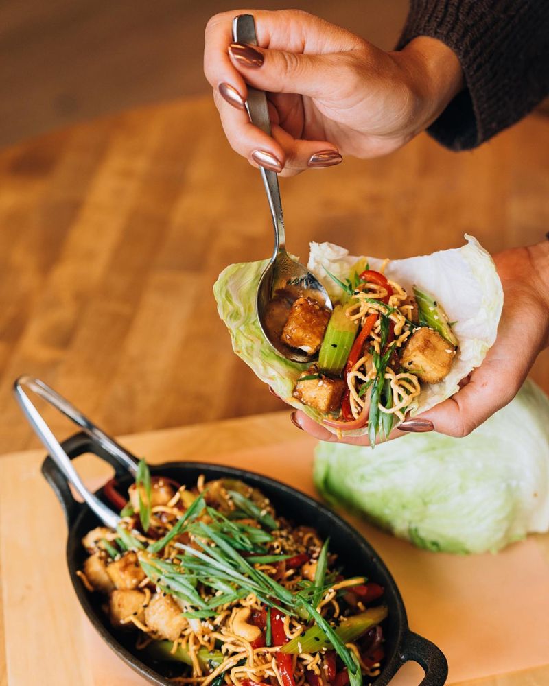 Tofu Lettuce Wraps