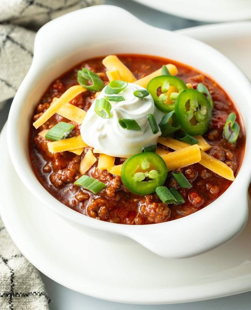 Texas-Style No-Bean Chili