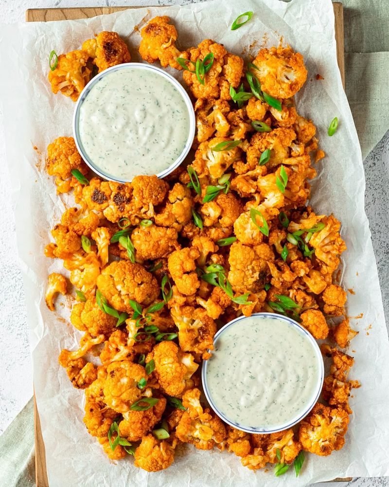 Buffalo Cauliflower Bites
