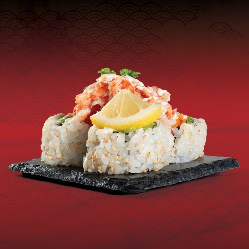 Seaweed-Wrapped Sushi Lobster Roll