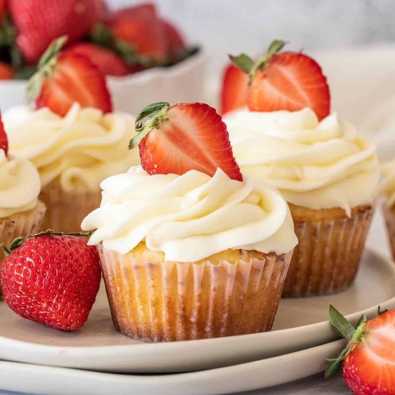 Strawberry Shortcake Cupcakes