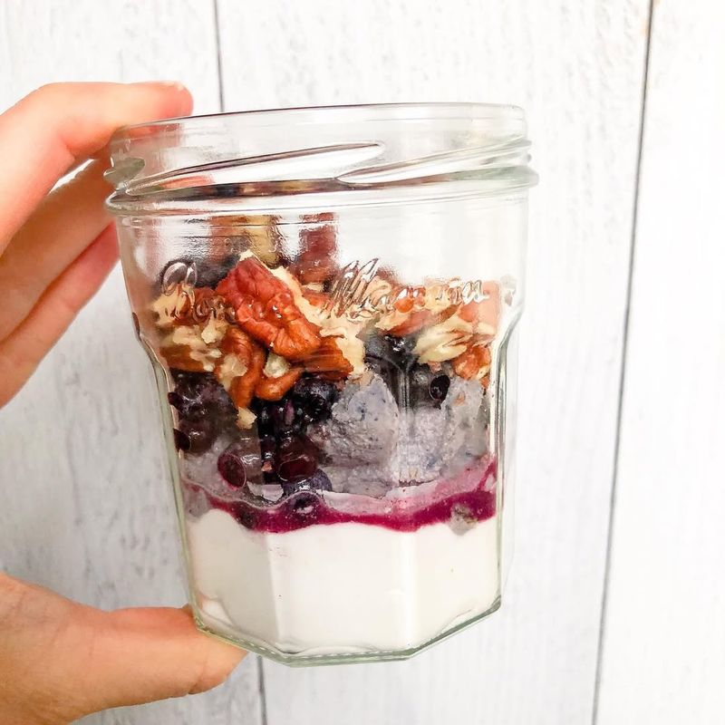 Blueberry And Coconut Parfait