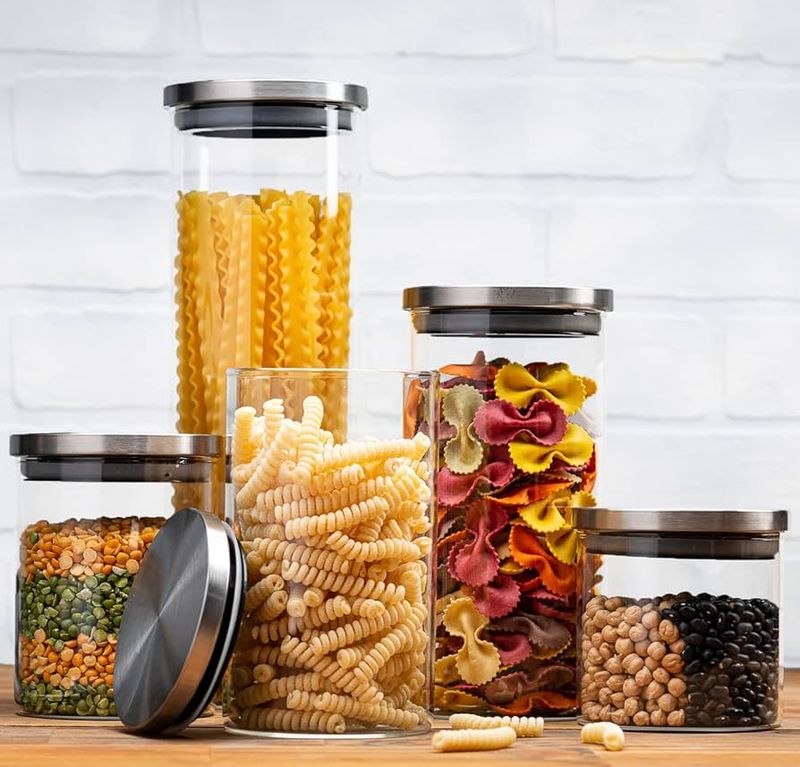 Airtight Glass Jars For A Fresh Look And Longer Life