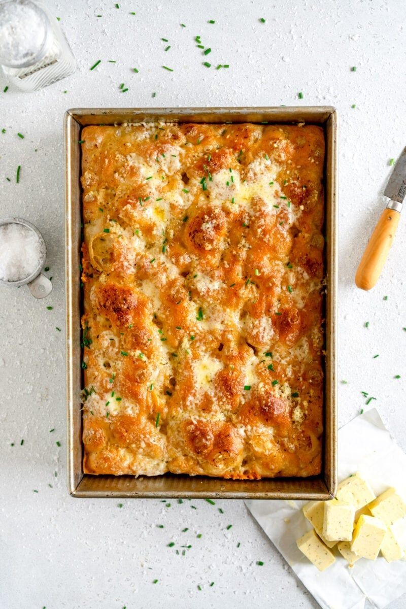 Cheesy Garlic Bread Bake