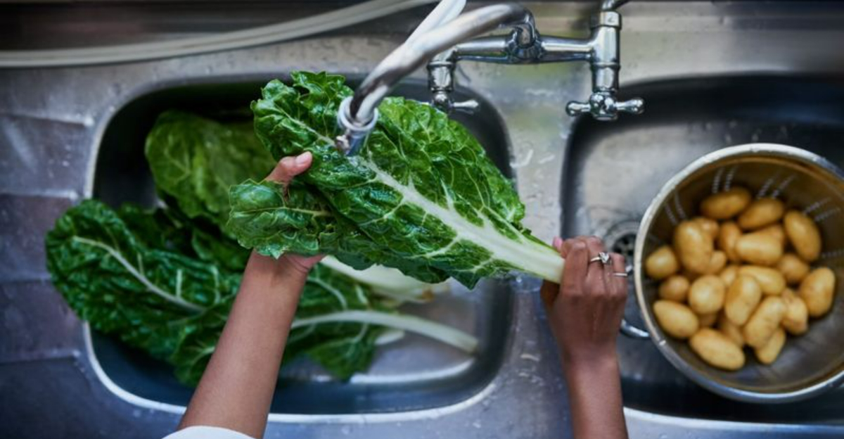 washing produce