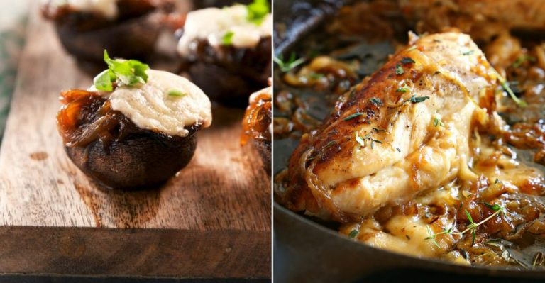 special French dishes with onion