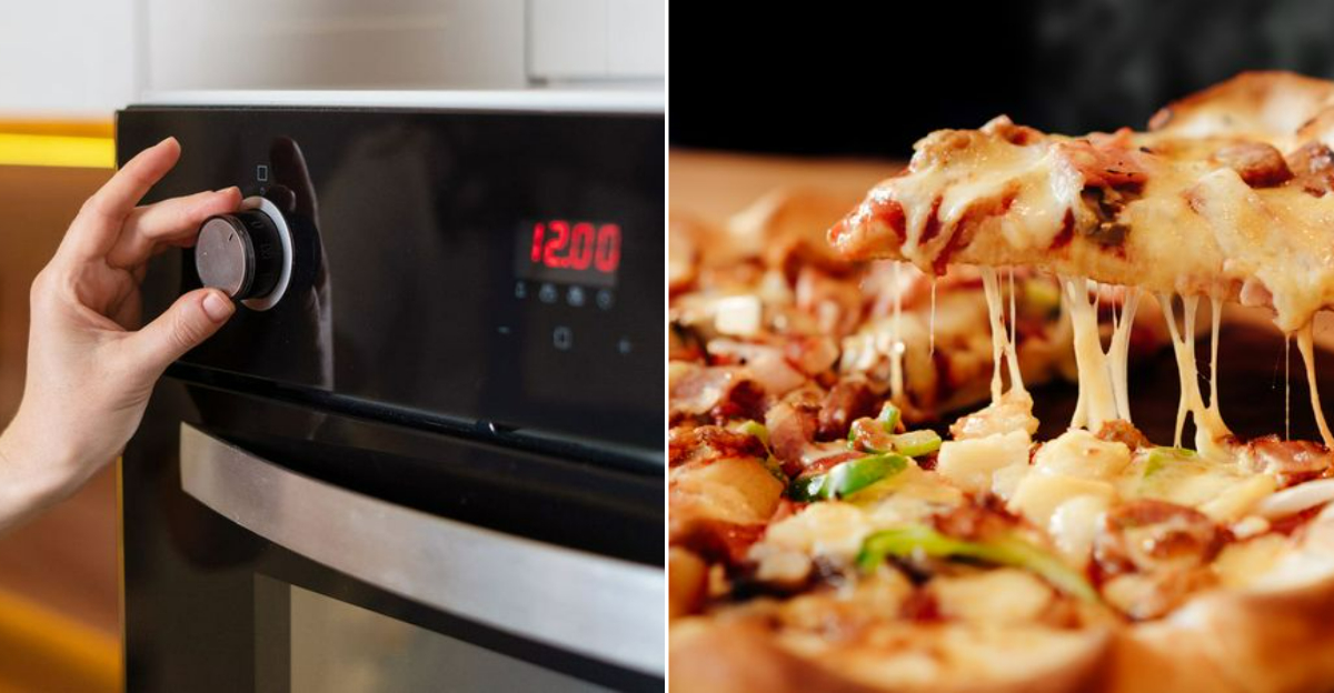 pizza preparation stages