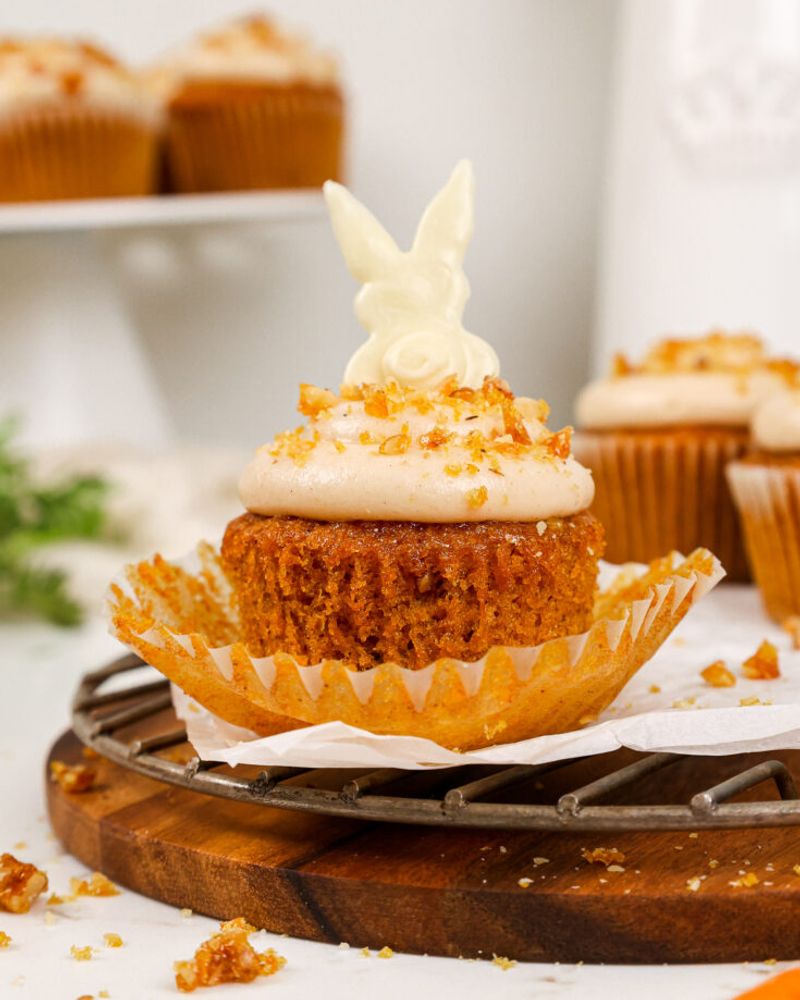 Mini Carrot Cake Cupcakes