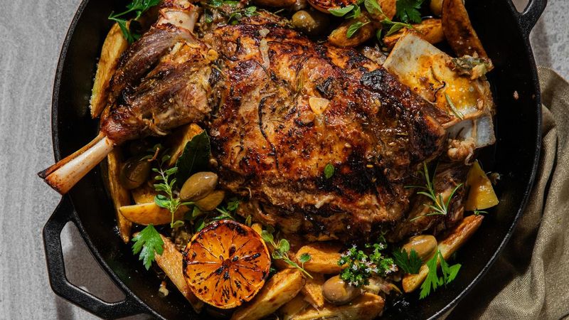 Lamb With Lemon And Oregano