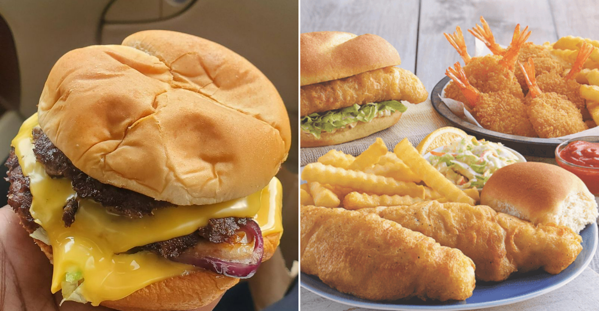 Culiver's and In-n-Out meals