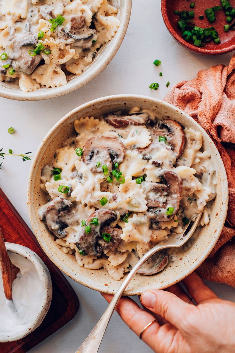 Mushroom Stroganoff
