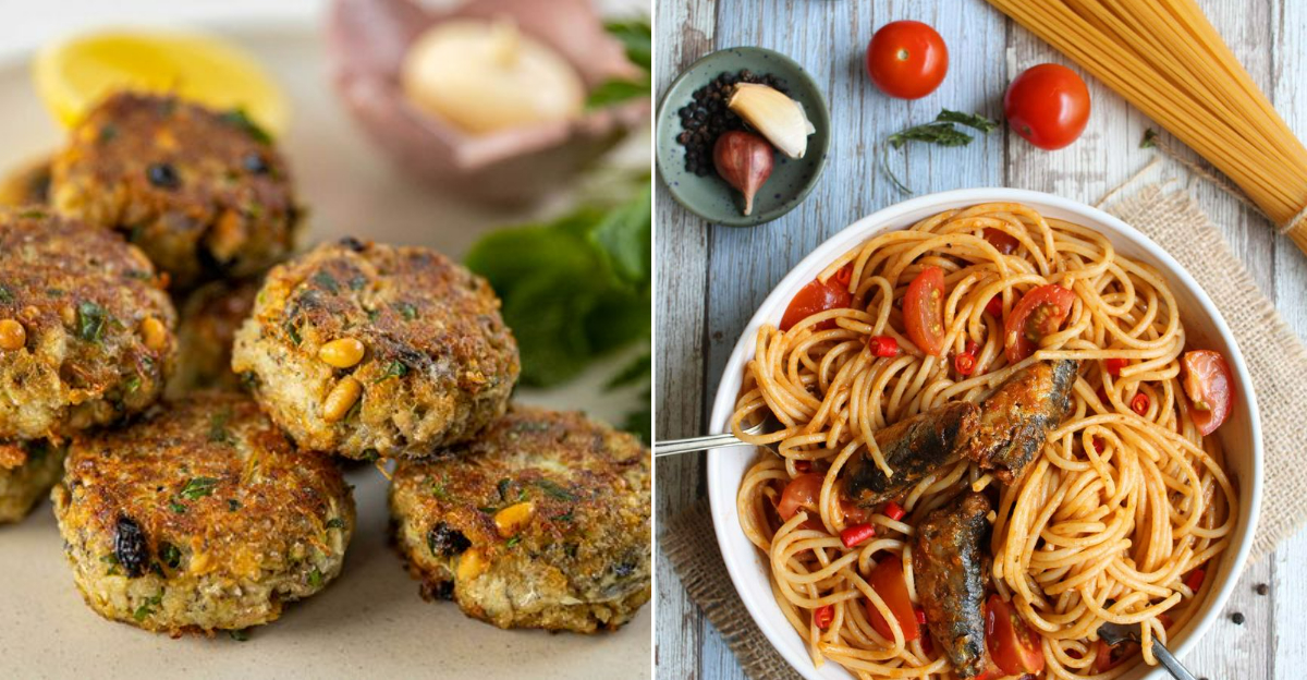 meals made with canned sardines