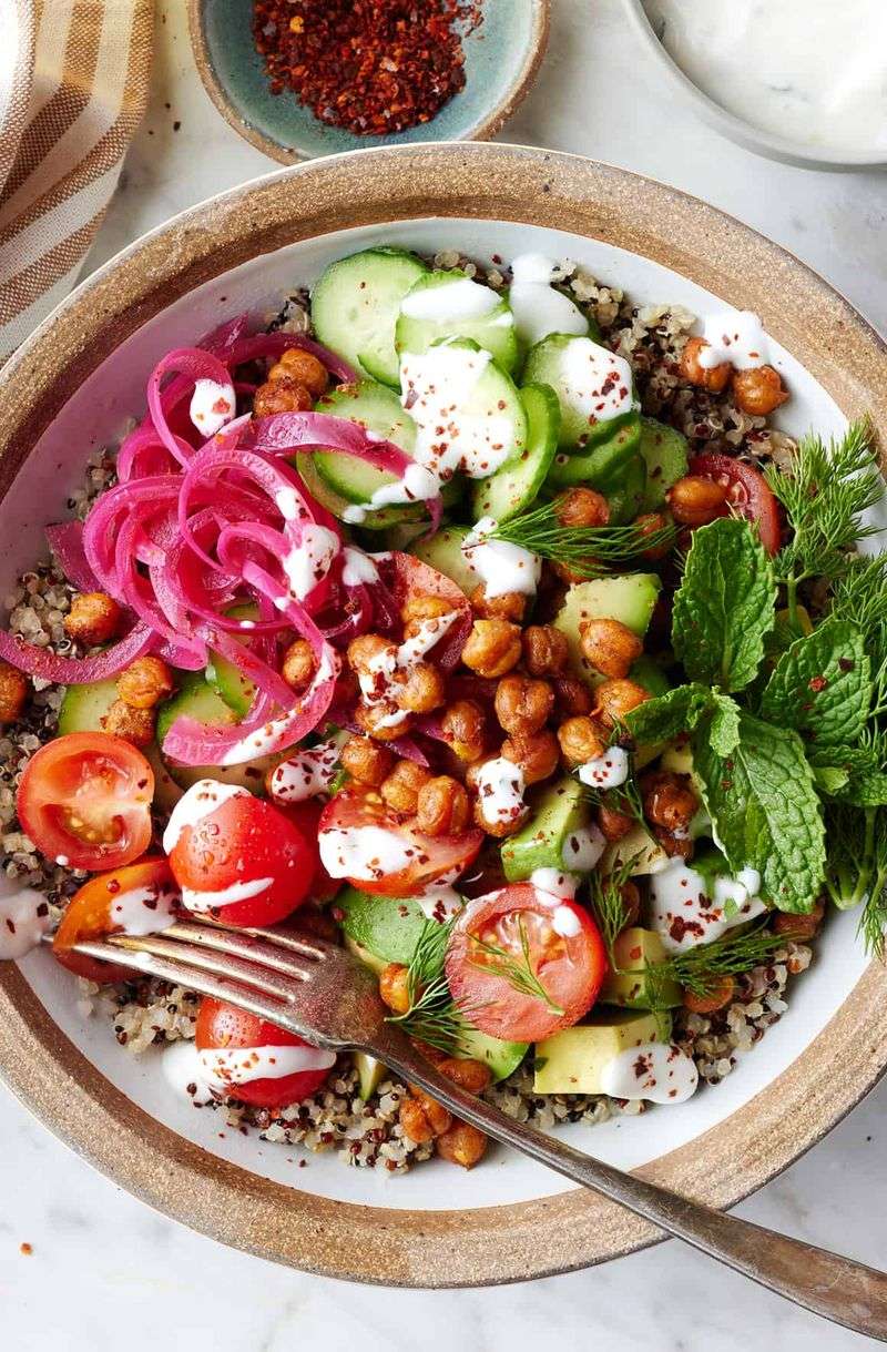 Zesty Mediterranean Grain Bowls