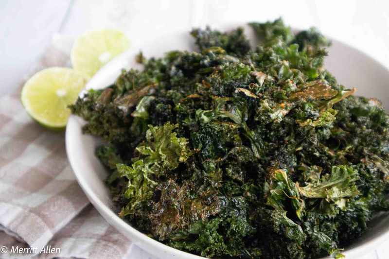 Kale Chips With A Zing