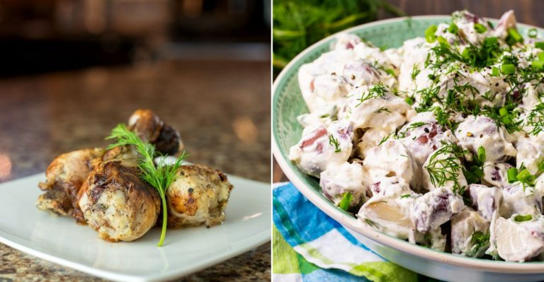 amazing dishes containing fresh dill