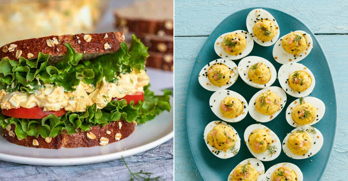 beautiful and tasty egg dishes
