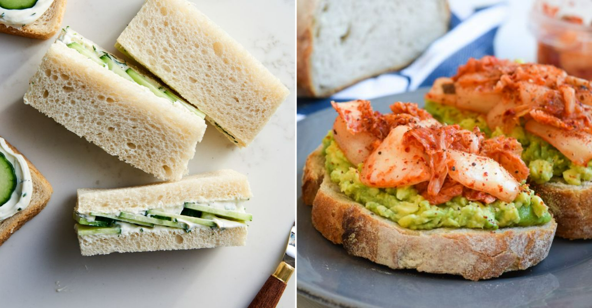 vegetable sandwiches that are easy and quick to make