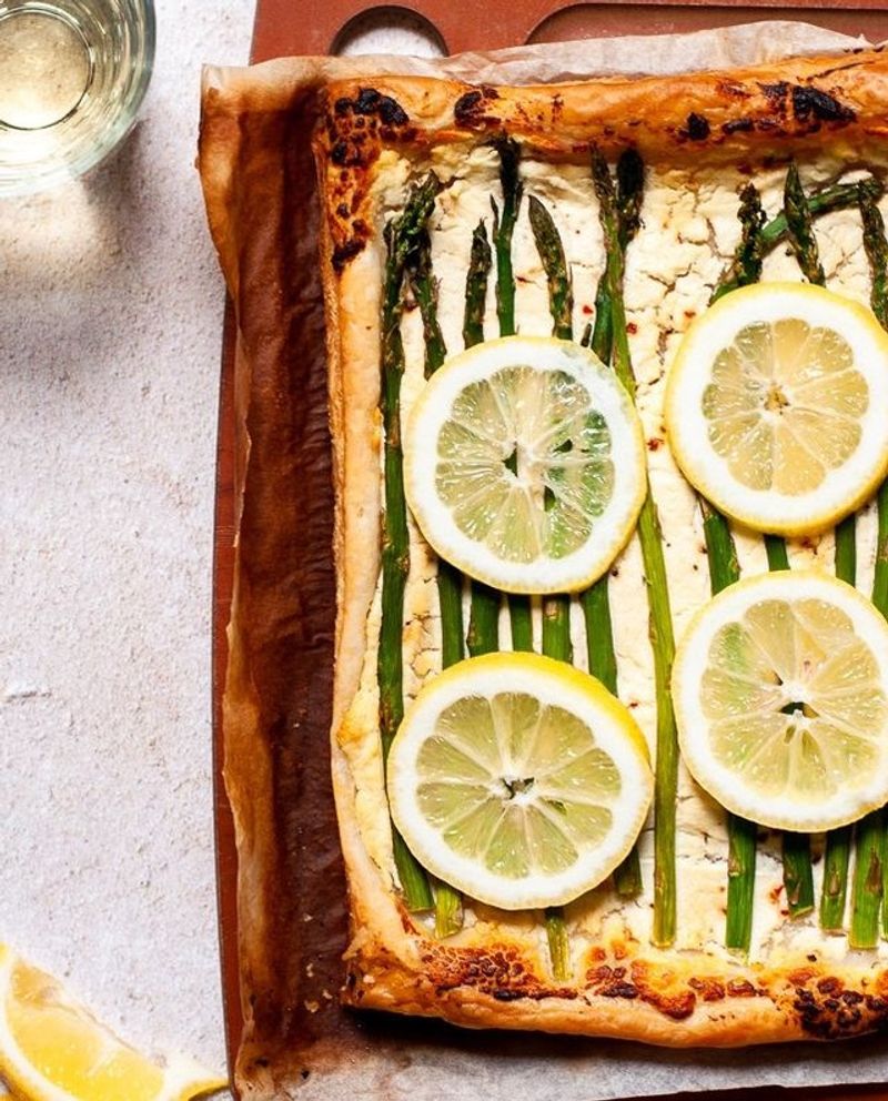 Asparagus & Goat Cheese Tart