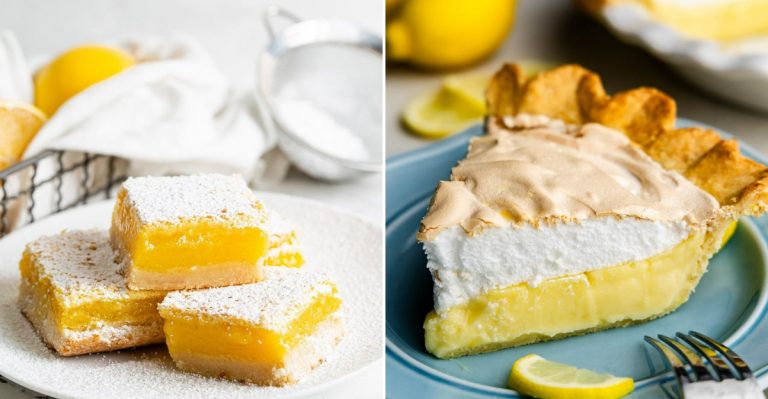 lemon deserts that taste amazing