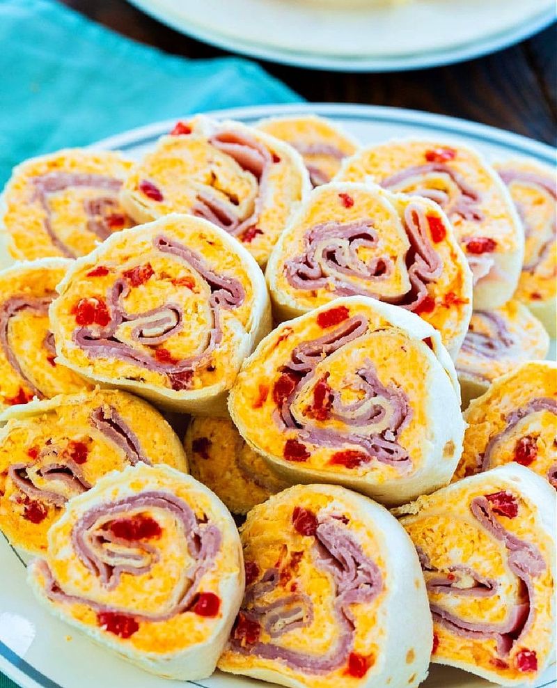 Classic Ham And Cheese Pinwheels