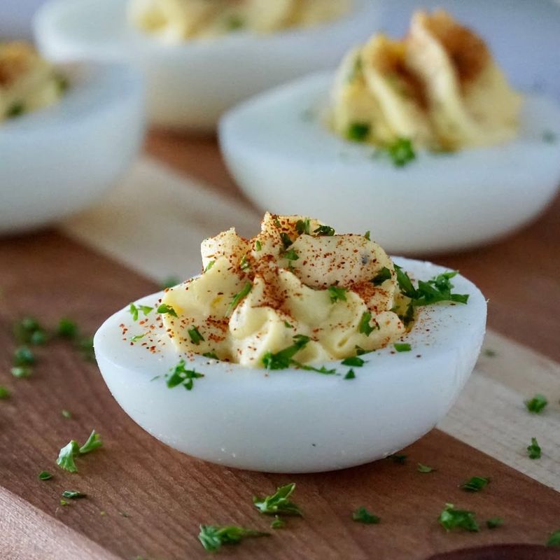 Mayo Deviled Eggs