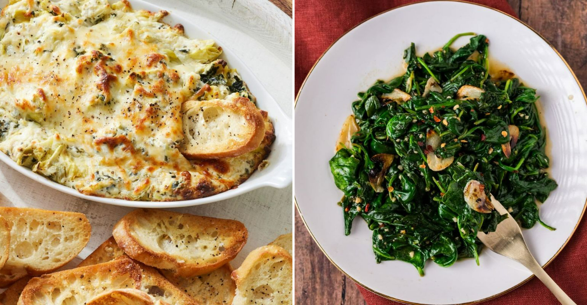 spinach side dishes that aren’t salad