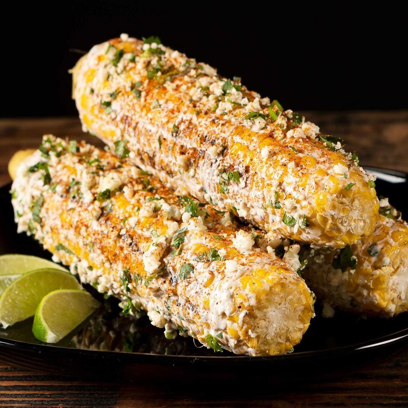 Street-Style Elote (Grilled Corn)