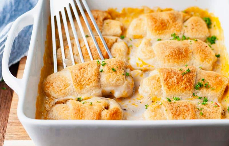 Cheesy Chicken Crescent Bake