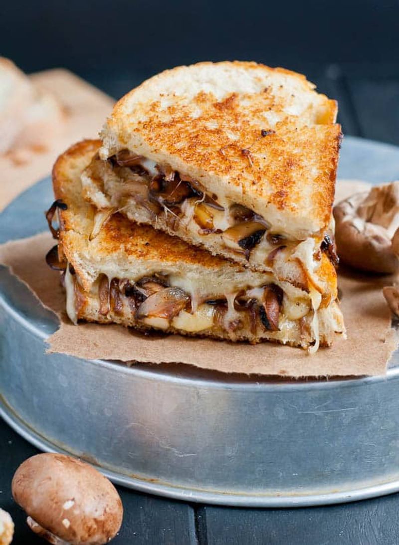 Mushroom And Swiss On Rye