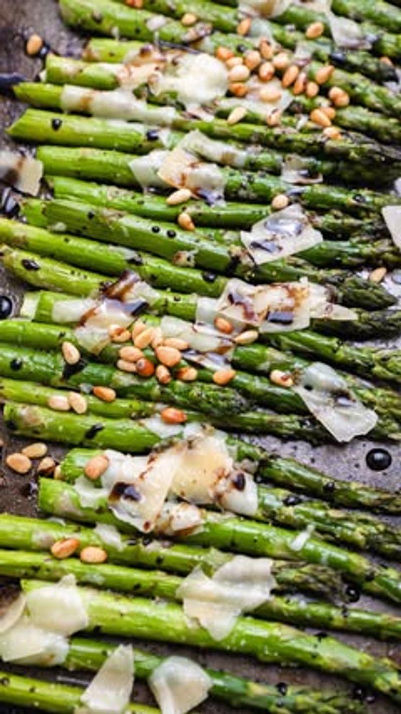 Baked Asparagus Parmesan