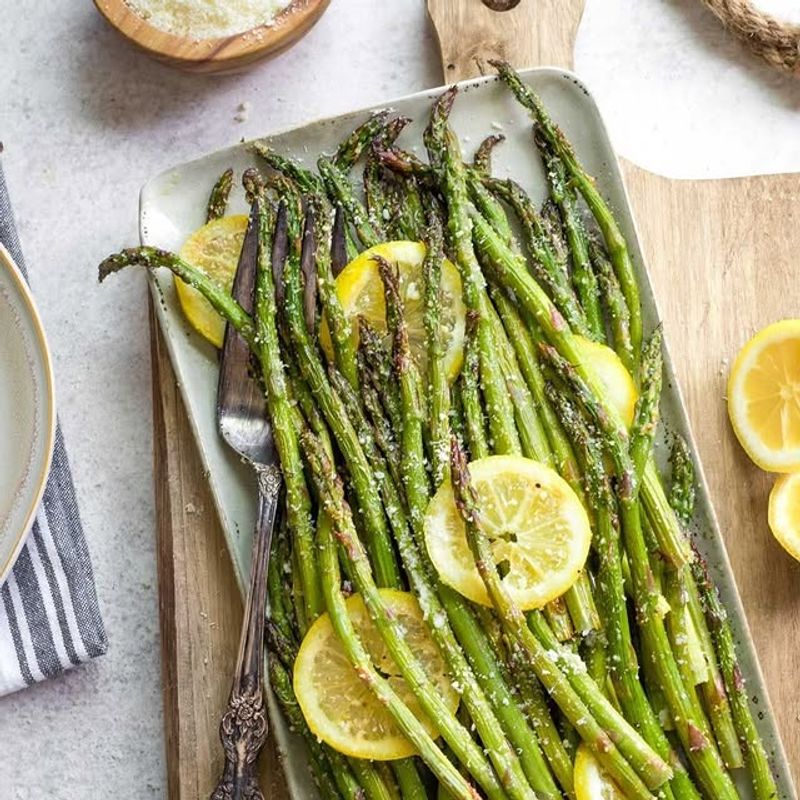 Roasted Asparagus With Garlic