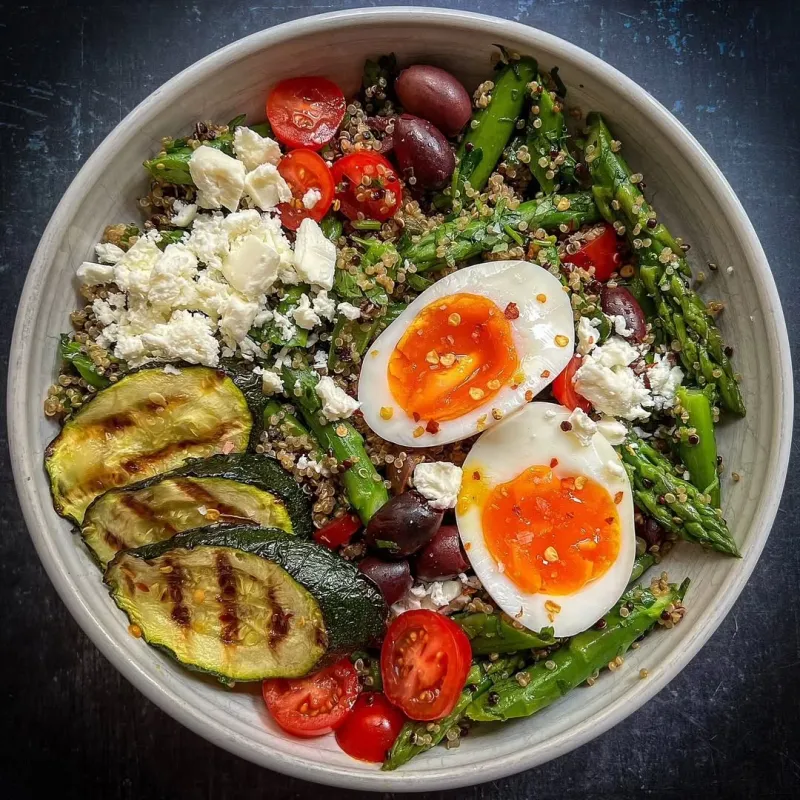 Asparagus And Egg Breakfast Bowl