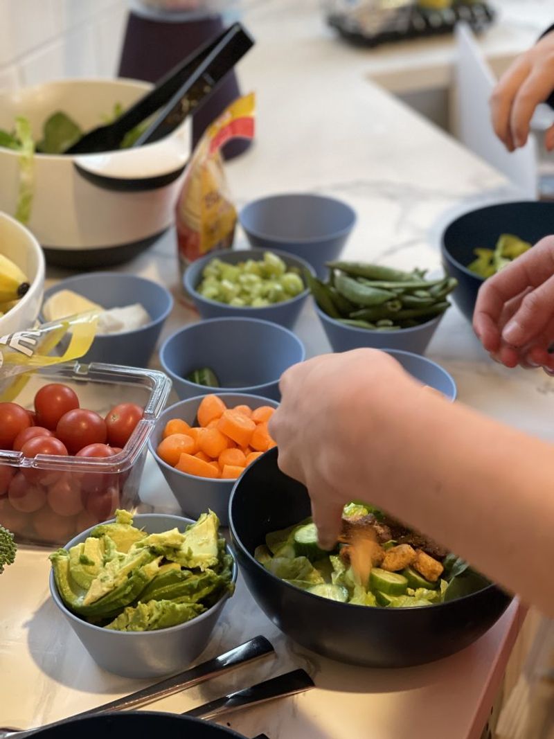 Making A Simple Salad