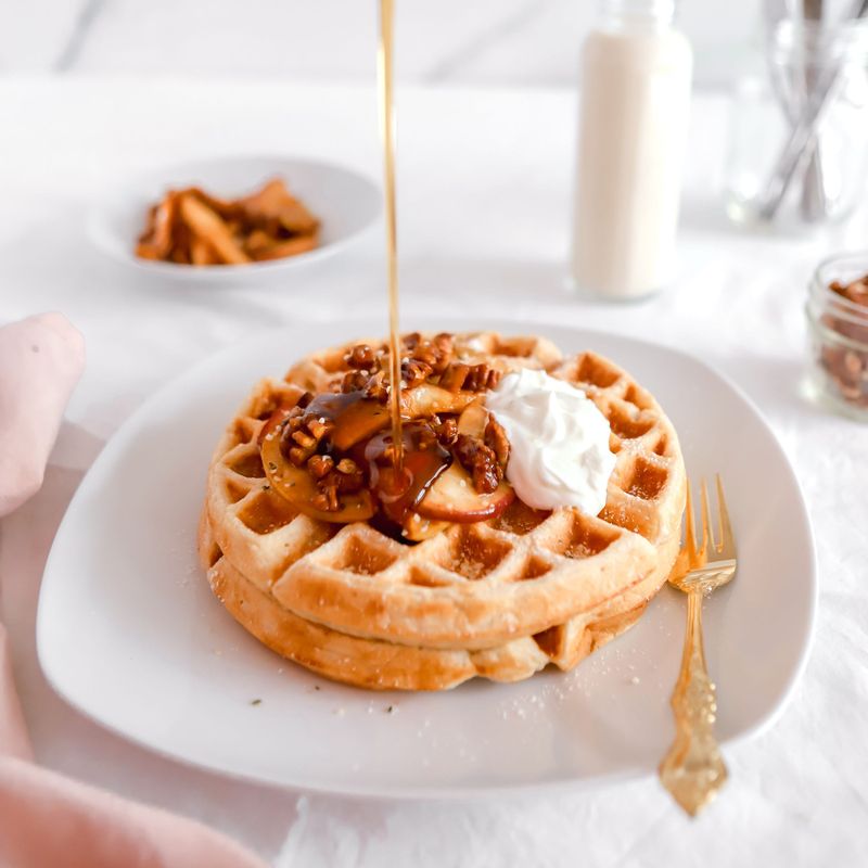 Apple Cinnamon Waffles