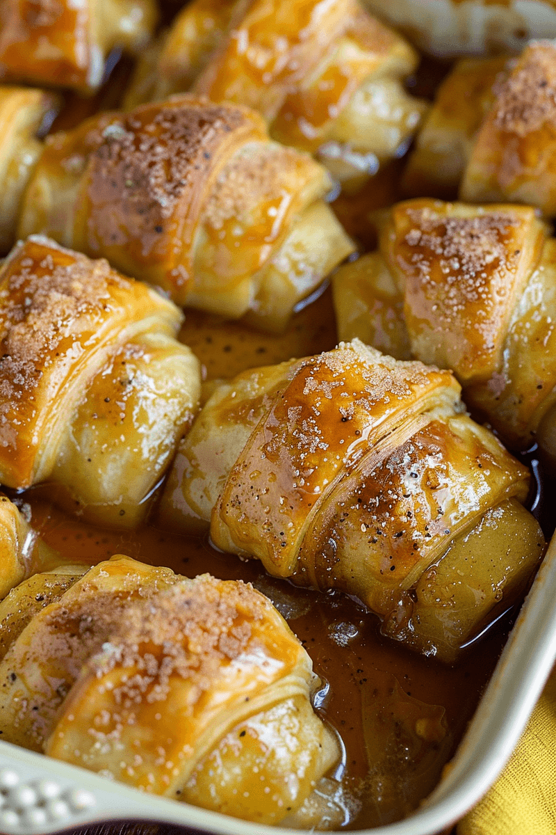 Apple Dumplings With Cinnamon Sugar