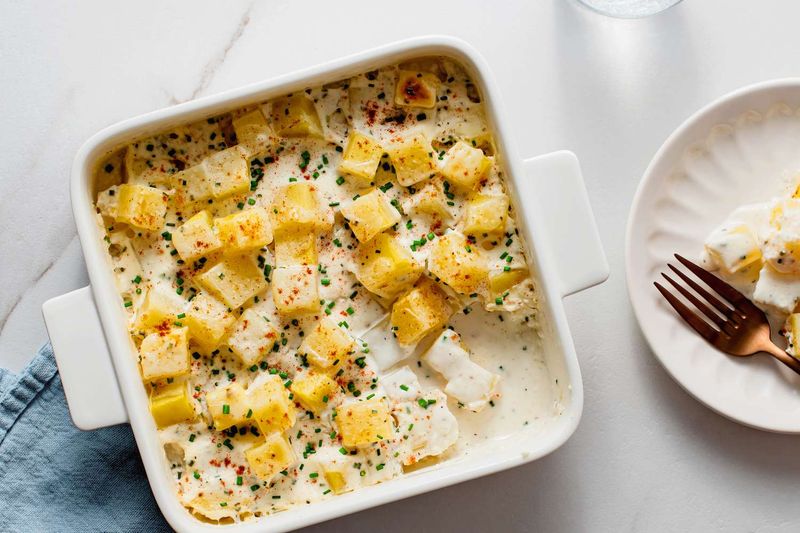 Sour Cream And Chive Potato Casserole