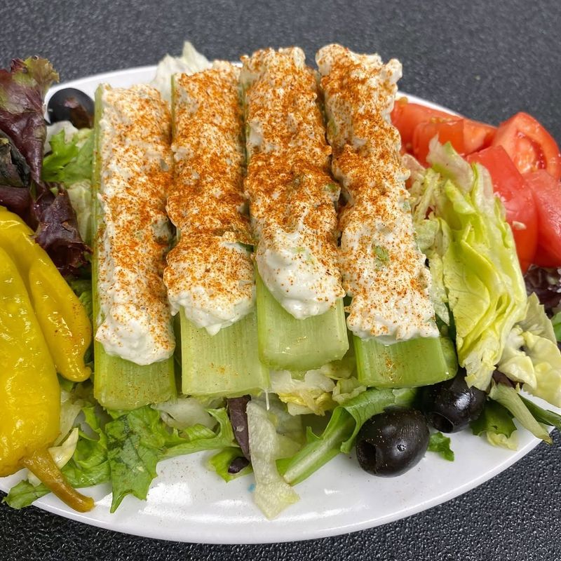 Pimiento Cheese-Stuffed Celery
