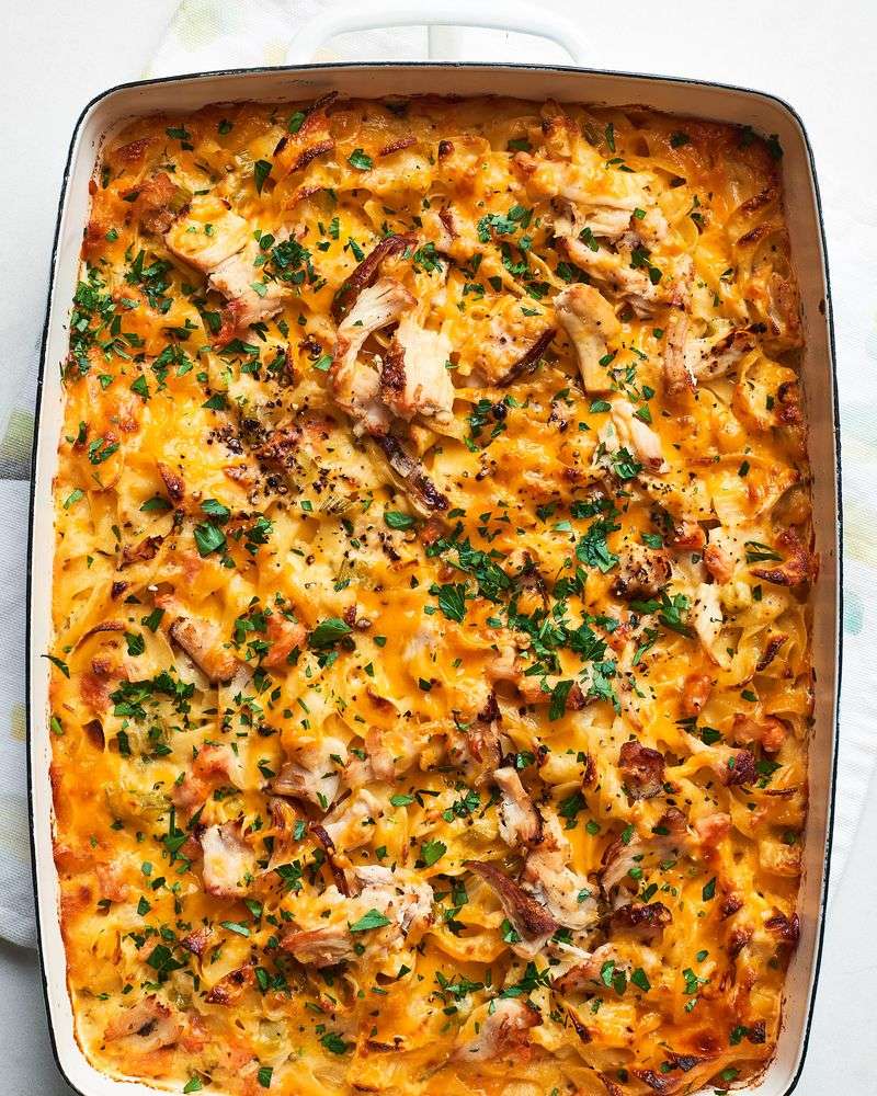Turkey And Noodle Hot Dish