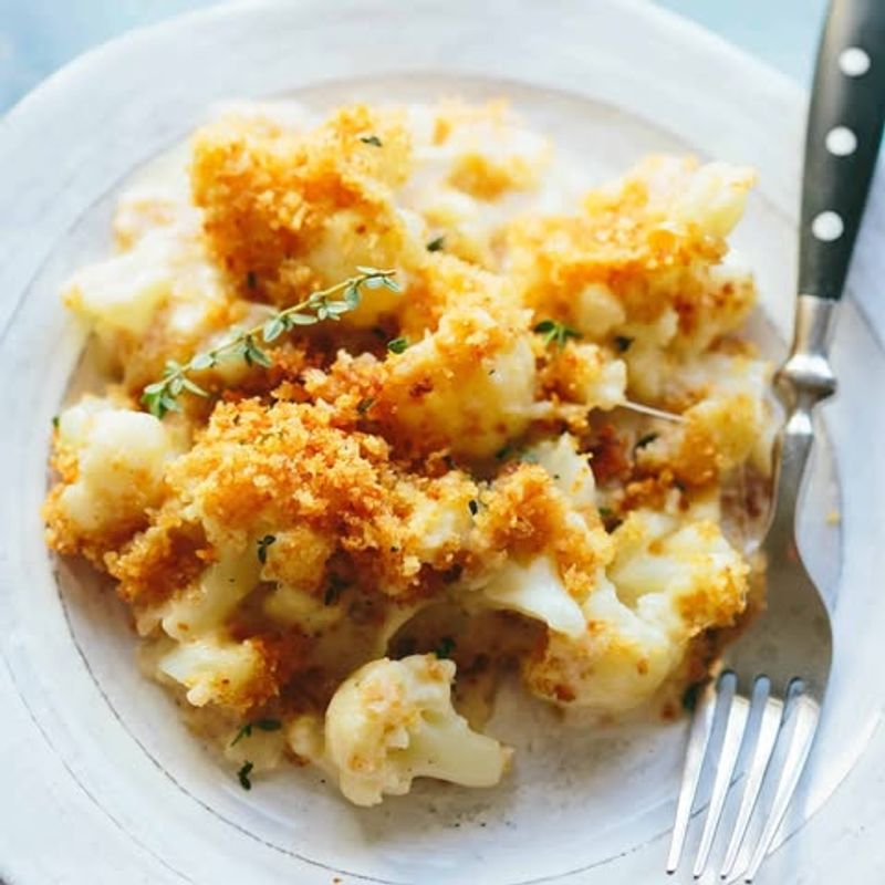 Cheesy Baked Cauliflower