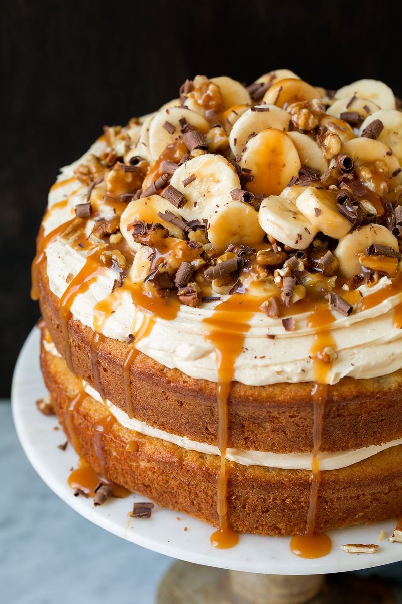 Banana Caramel Cake