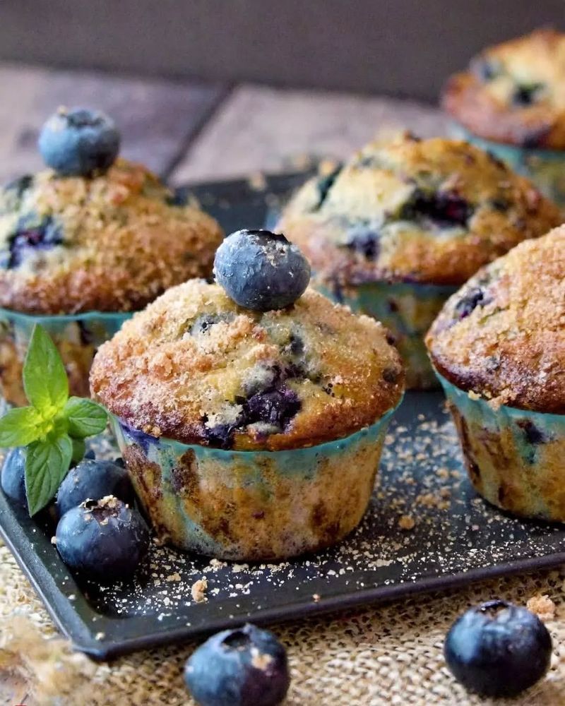 Homemade Blueberry Muffins