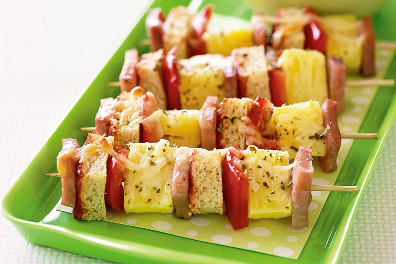 Ham And Pineapple Skewers
