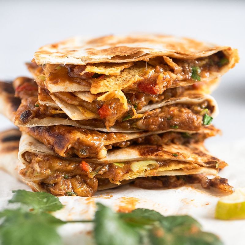 Bean And Cheese Quesadillas