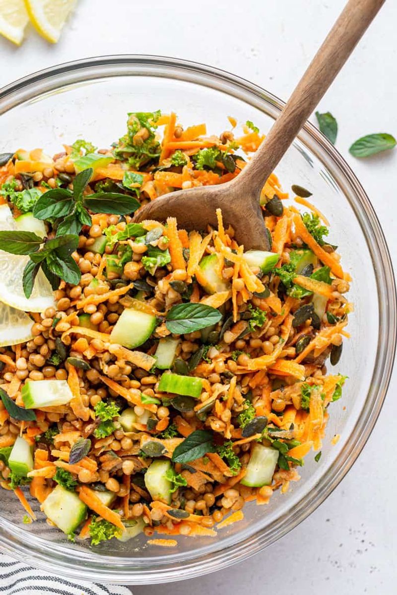 Curried Lentil And Carrot Salad