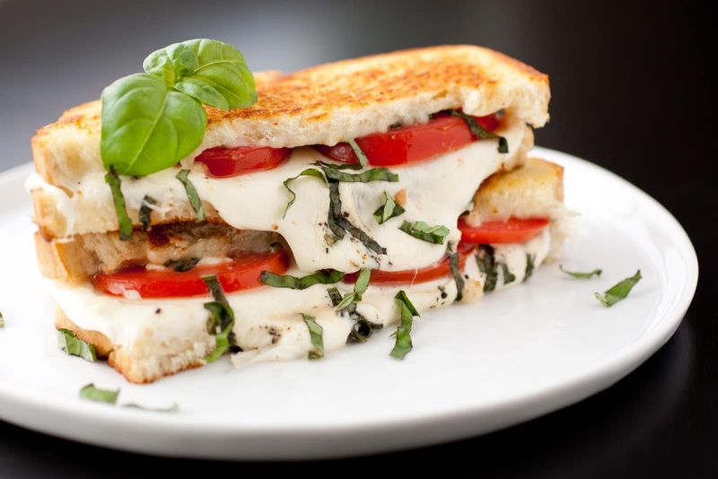 Caprese Grilled Cheese Sandwiches