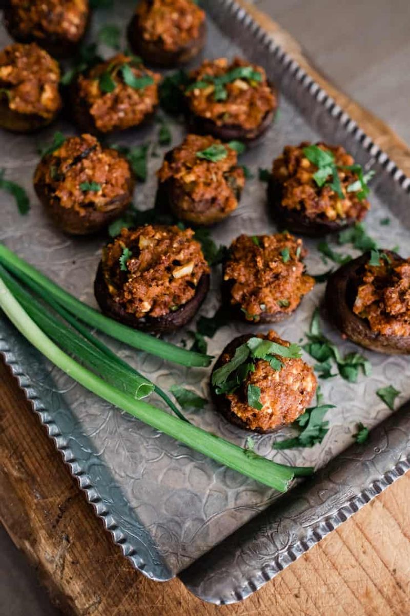 Chorizo Stuffed Mushrooms