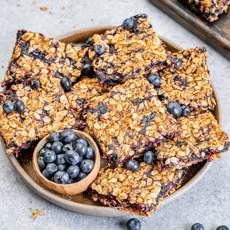 Blueberry Oatmeal Breakfast Bars