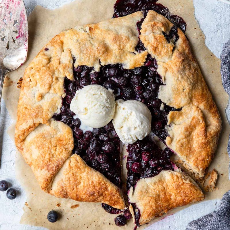 Rustic Blueberry Galette