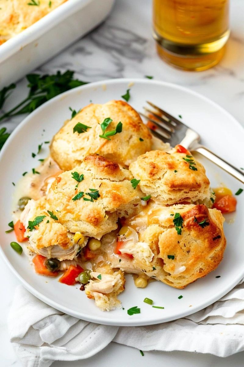 Chicken And Biscuit Casserole